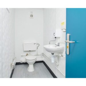 12ft x 9ft 2+1 jackleg toilet cabin