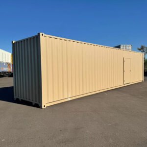 40ft shipping container with man door