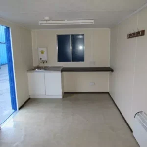 20ft x 8ft steel anti vandal canteen cabin