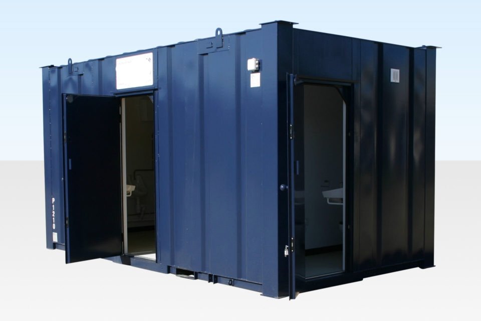 3+1 steel toilet cabin 16ft x 9ft 3+1 steel toilet cabin 16ft x 9ft
