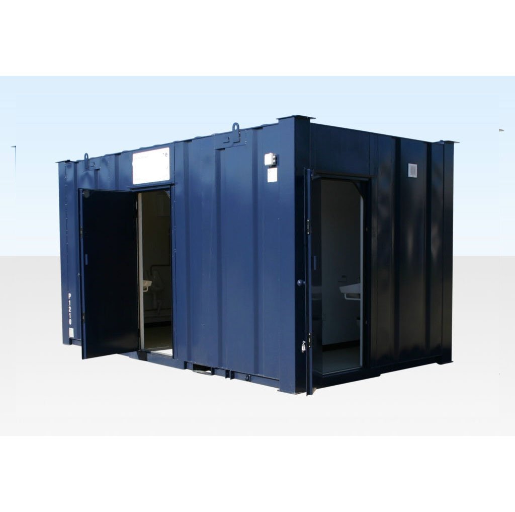 3+1 steel toilet cabin 16ft x 9ft 3+1 steel toilet cabin 16ft x 9ft