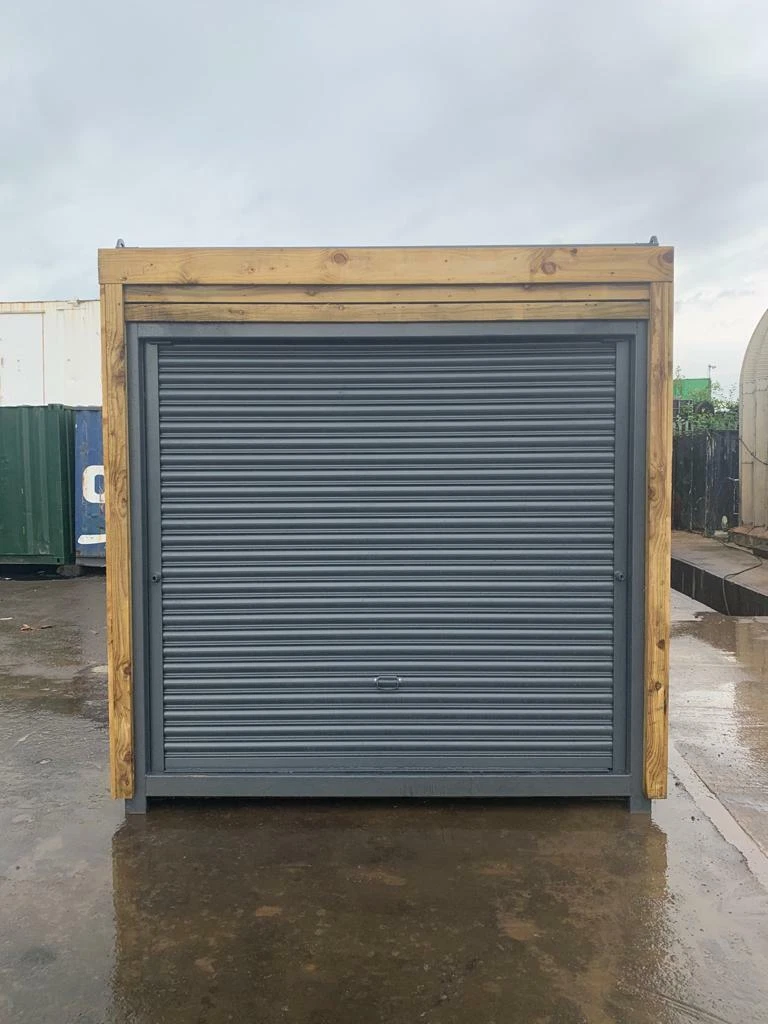 10ft x 8ft Roller Shutter — Container Housing Solution