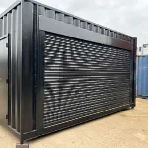 16ft x 8ft Roller Shutter — Container Housing Solution