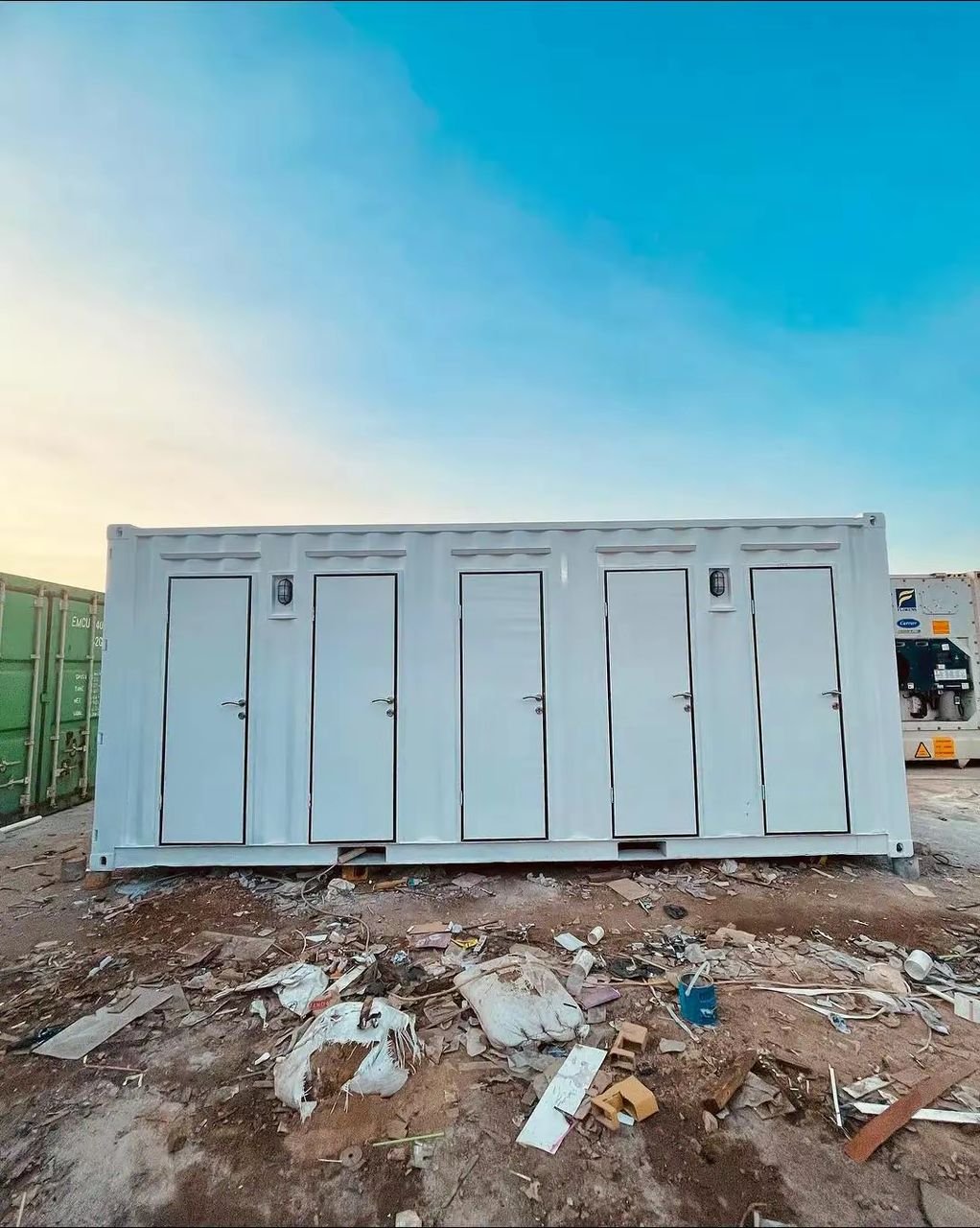 20ft Portable Shipping Container Bathroom — Container Housing Solution