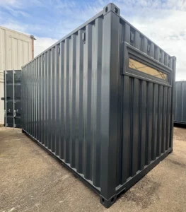 20ft x 8ft Custom Shipping detail view 7 — Container Housing Solution