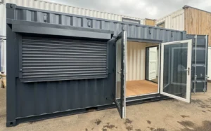 20ft x 8ft Custom Shipping detail view 8 — Container Housing Solution