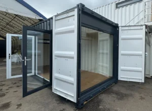 20ft x 8ft Custom Shipping detail view 5 — Container Housing Solution