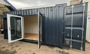 20ft x 8ft Custom Shipping detail view 6 — Container Housing Solution