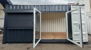 20ft x 8ft Custom Shipping detail view 4 — Container Housing Solution