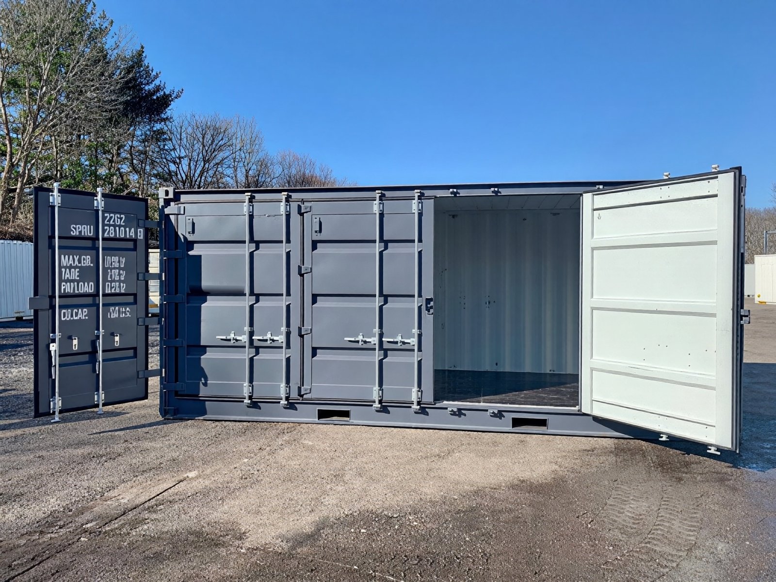 20ft Open Side Shipping Container — Container Housing Solution