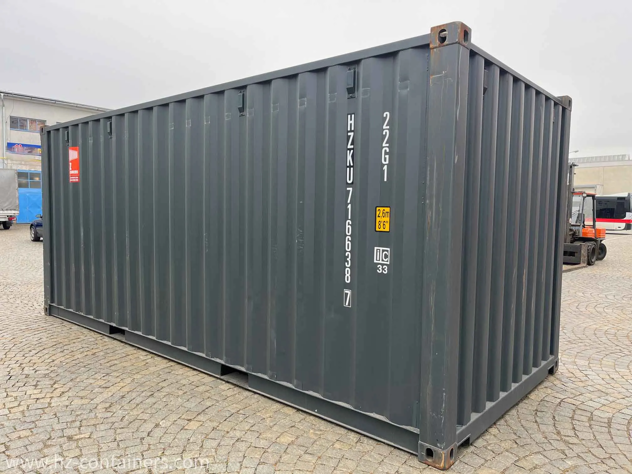 Enhanced 20ft Standard Shipping Container detail view 2