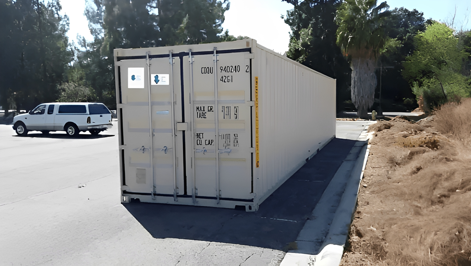 40ft Shipping Container with Doors — Container Housing Solution