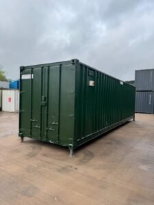 30ft x 8ft Used Shipping detail view 3 — Container Housing Solution