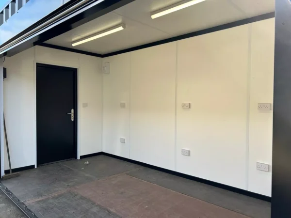 16ft x 8ft Roller Shutter Shipping view 6 - Container Housing Solution