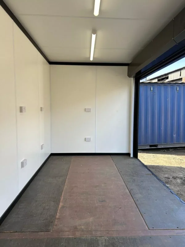 16ft x 8ft Roller Shutter Shipping view 7 - Container Housing Solution