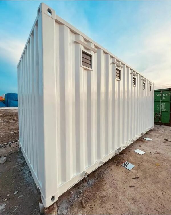 20ft Portable Shipping Container Bathroom Unit view 4 - Container Housing Solution