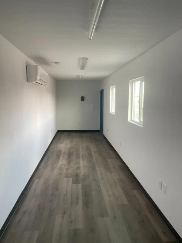 40ft Shipping Container Office with detail view 6 — Container Housing Solution
