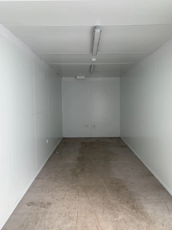 20ft x 8ft Insulated Storage detail view 5 — Container Housing Solution