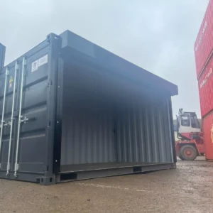 Shipping Container with Electrified Full — Container Housing Solution
