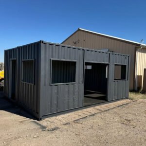 20ft x 16ft Modified Shipping — Container Housing Solution